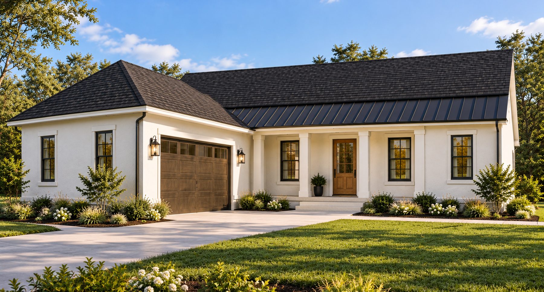 Windsor Modern floor plan — 4 bed 3 bath new home by Brightview Homes